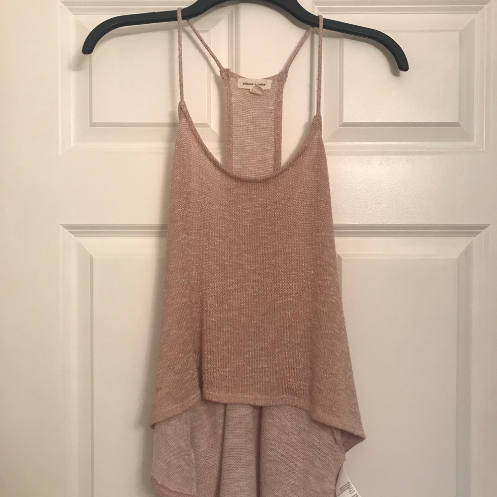 Cream urban outfitters tank top (M)